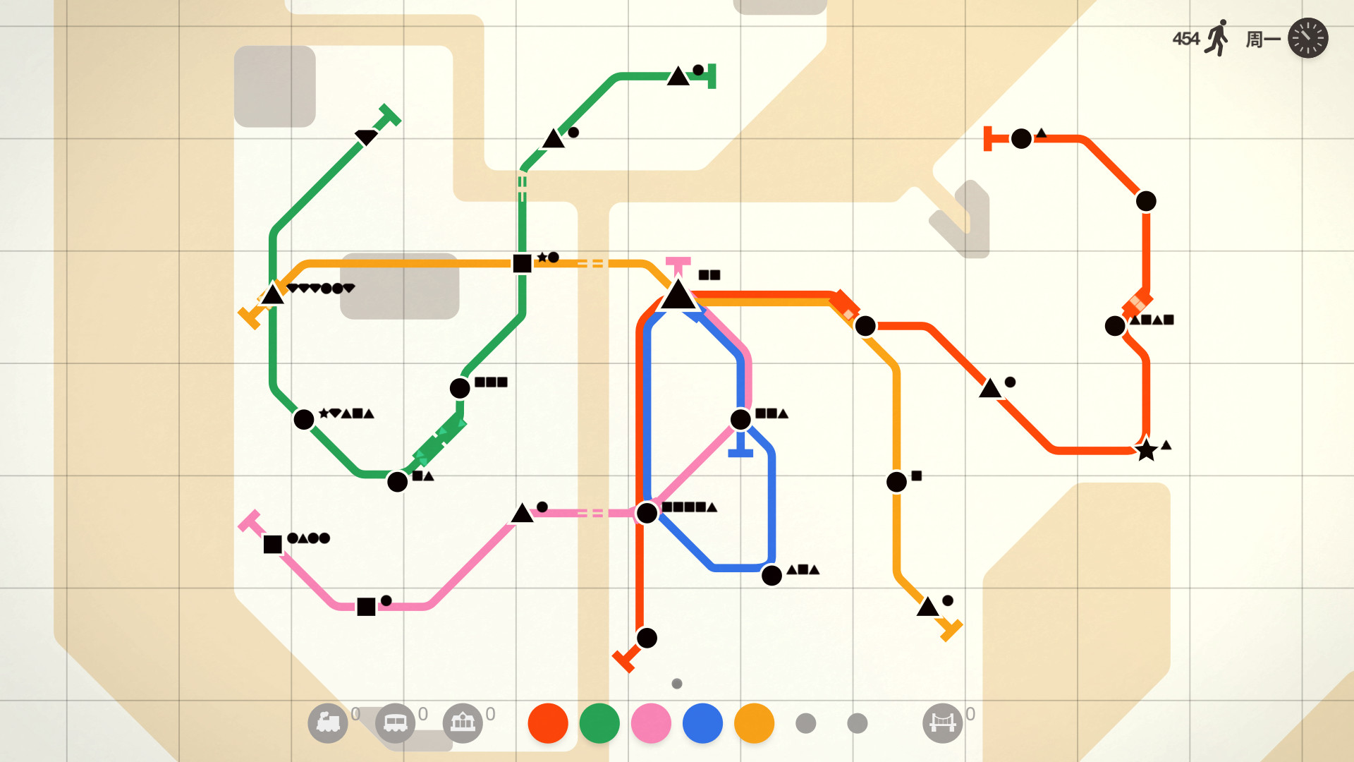 迷你地铁/迷你都市/模拟地铁/Mini Metro插图5