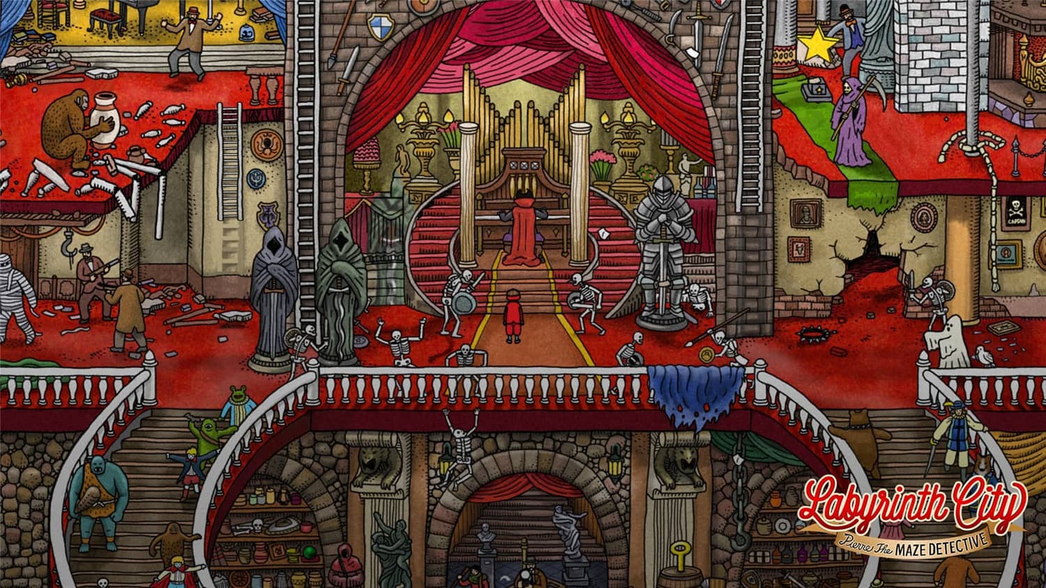 迷宫大侦探/Labyrinth City: Pierre the Maze Detective插图3