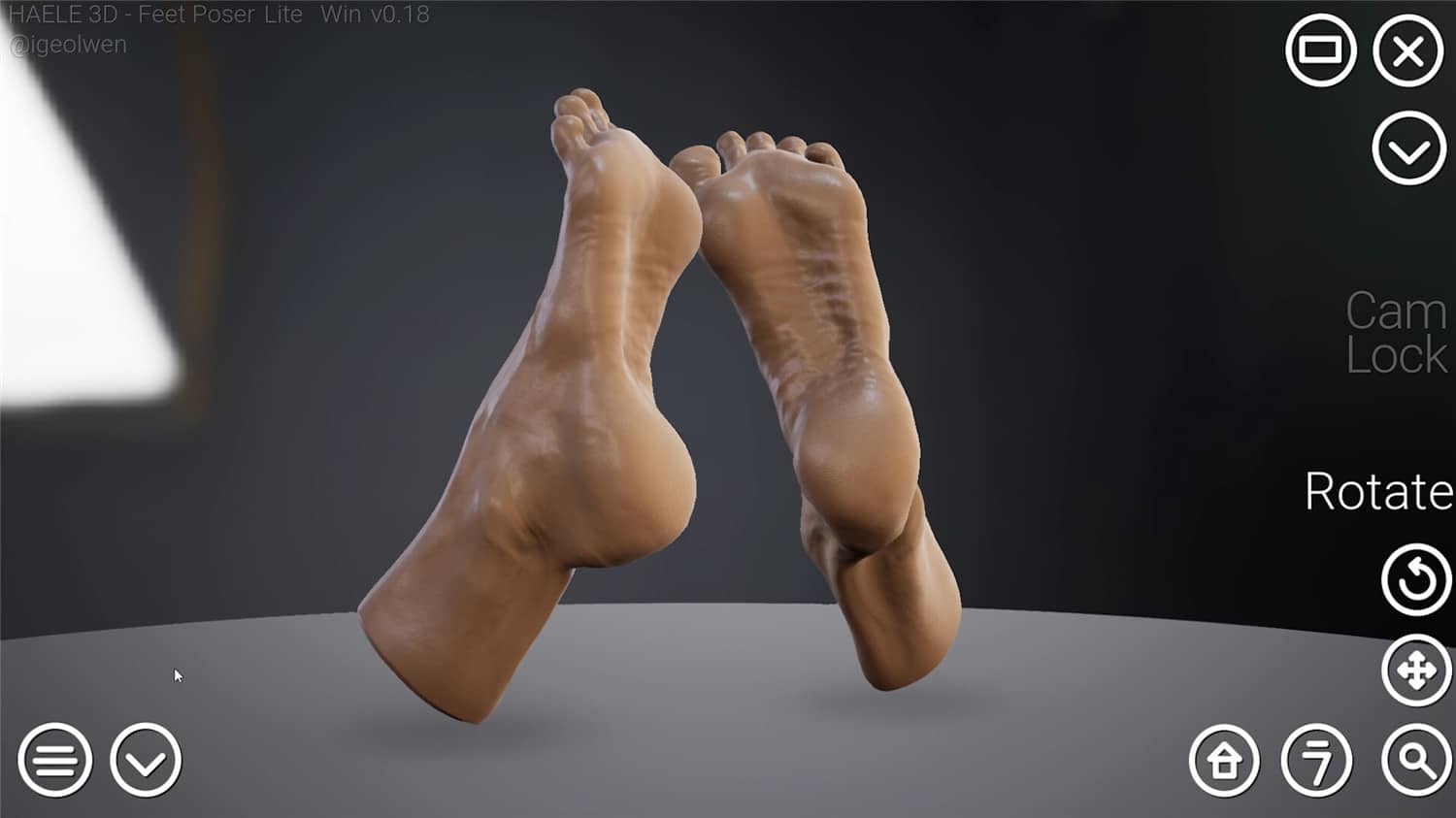 足部造型模拟器/HAELE 3D - Feet Poser Lite插图5