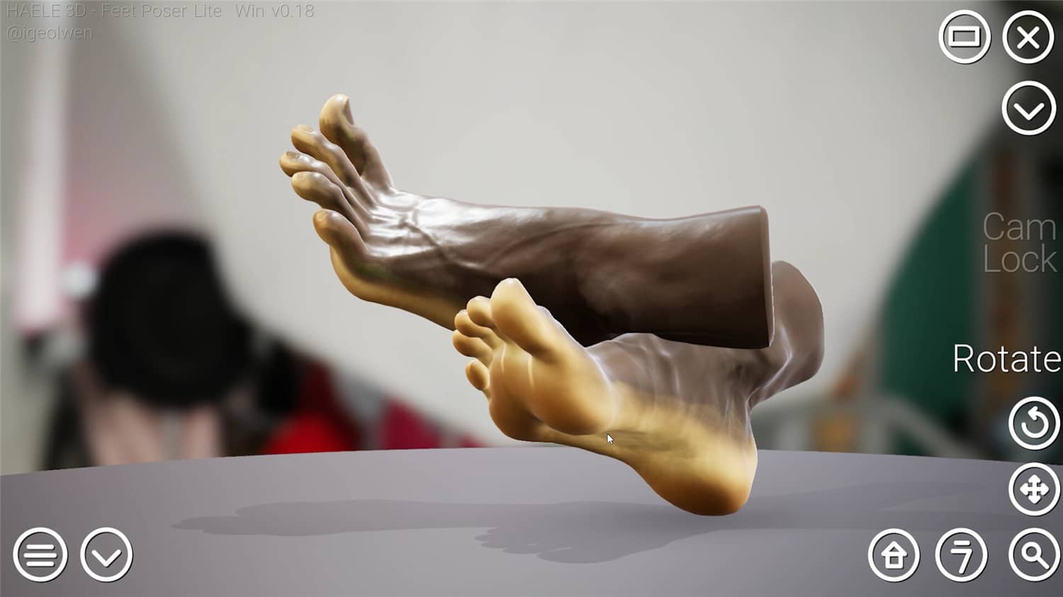 足部造型模拟器/HAELE 3D - Feet Poser Lite插图9