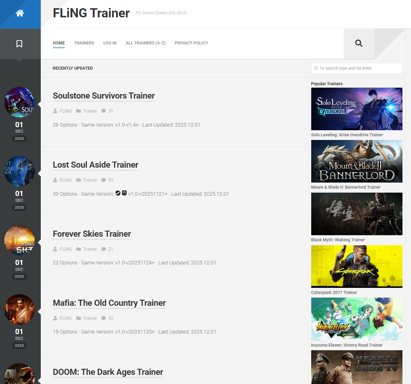 风灵月影修改器/FLiNG Trainer - 槿篱博客